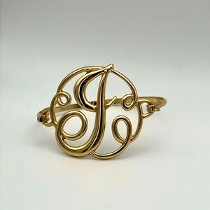 Elegant Gold Initial Bracelet